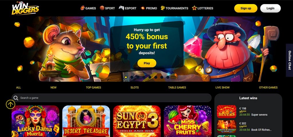 Win Diggers Gambling Establishment Sibling Sites